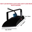 150 Watt LED NextGen III LED Flood Light - 21,000 Lumen - 5000K - Flood Mount - WITH photocell 